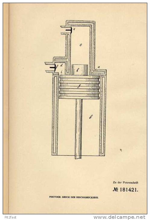 Original Patentschrift - F. Delu In Lüttich , 1906 , Viertaktexplosionsmaschine Mit Verdichtungskammer , Automobile !!! - Machines