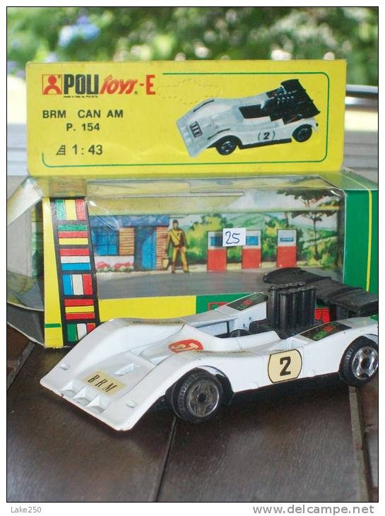 POLITOYS-E   BRM P 154 CAN AM  Avec Sa  BOITE  Scala 1/43 - Politoys