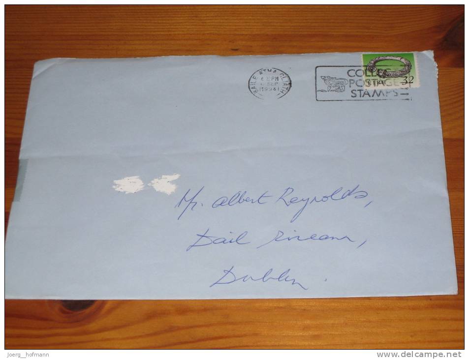 Cover Ireland Irland Dublin Slogan 1994 Collect Postage Stamps - Lettres & Documents