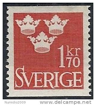 1951-54 SVEZIA TRE CORONE 1,70 KR MH * - SV003 - Nuevos