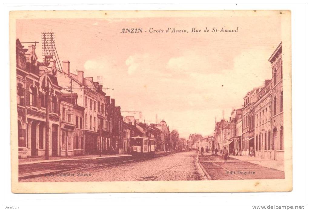 59 // ANZIN  Crois D'Anzin, Rue De Saint Amand - Anzin