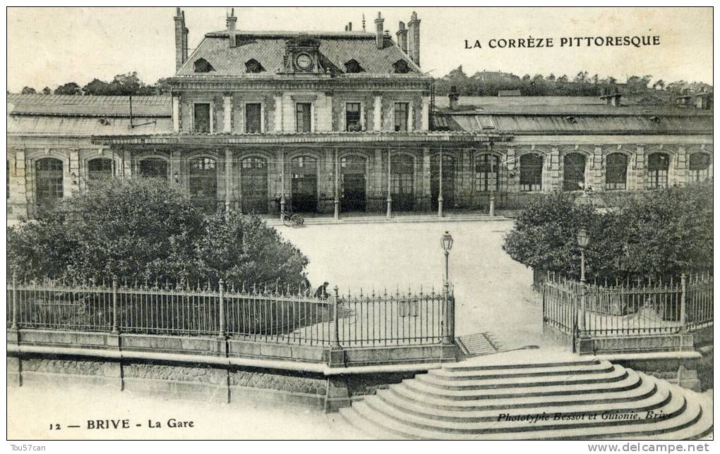 BRIVES - CORREZE - PEU COURANTE CPA DE 1909. - Brive La Gaillarde