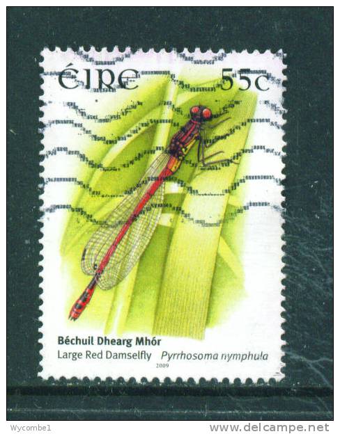 IRELAND  -  2009  Dragonfly  55c  FU (stock Scan) - Used Stamps