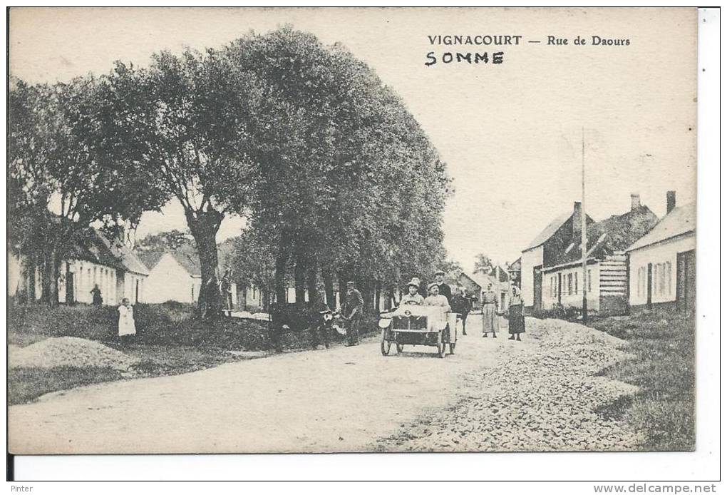 VIGNACOURT - Rue De Daours - Vignacourt