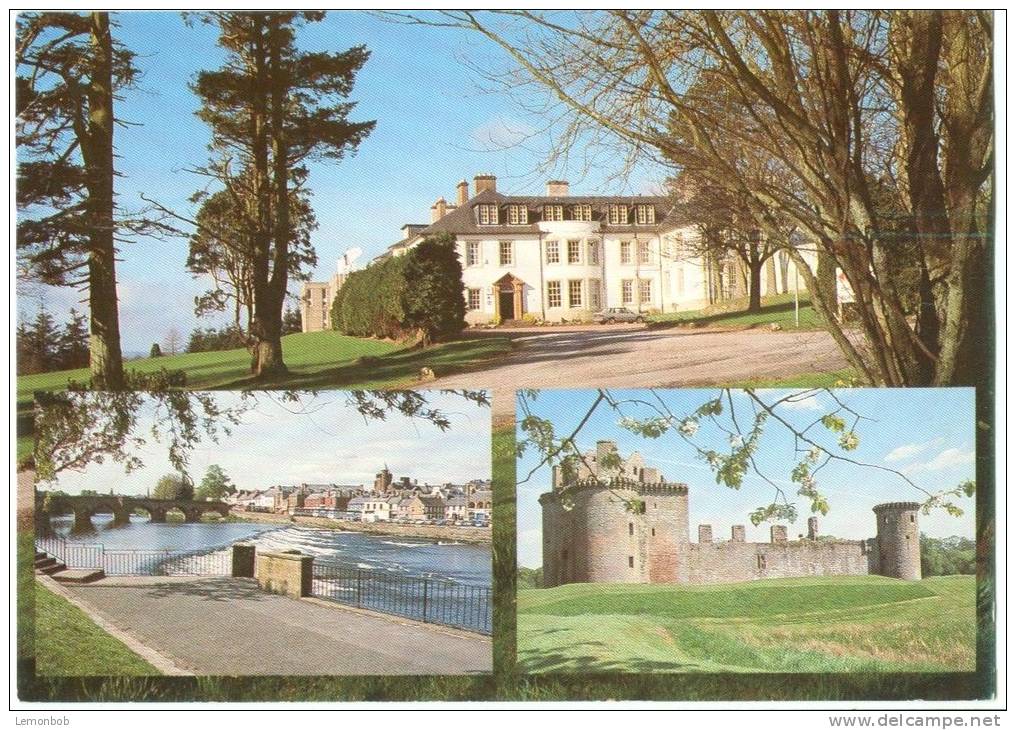 UK, Hetland Hall Hotel, River Nith & Caerlaverock Castle, Dumfries 1995 [10635] - Dumfriesshire
