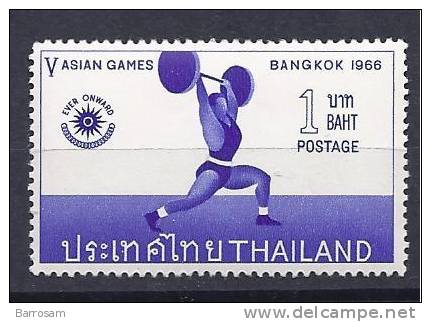 Thailand1966: Michel461 Mnh** WEIGHTLIFTING - Weightlifting