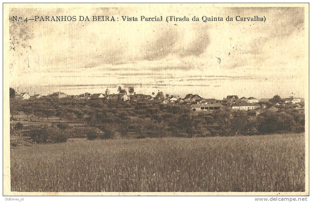 PORTUGAL - PARANHOS DA BEIRA - VISTA PARCIAL - 1930 PC - Guarda