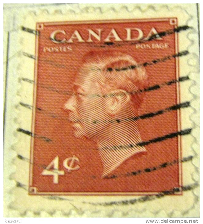 Canada 1949 King George VI 4c - Used - Usati