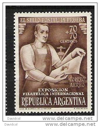 M883.-.ARGENTINA .-. 1950 .-. MI # :  577A-79A  .-. MNH / MH .-. EXPOSICION FILATELICA INTERNACIONAL - Ongebruikt