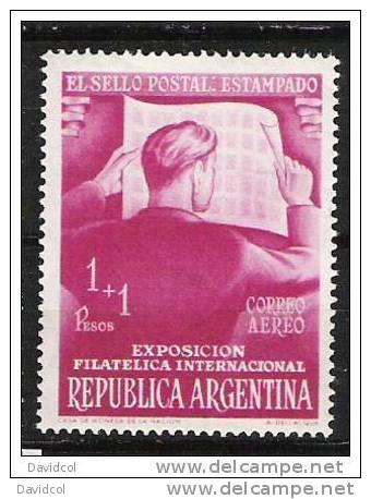 M883.-.ARGENTINA .-. 1950 .-. MI # :  577A-79A  .-. MNH / MH .-. EXPOSICION FILATELICA INTERNACIONAL - Ungebraucht