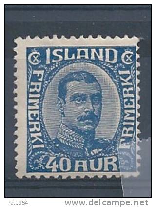 Islande 1922 N° 109  Neuf * MH Cote 70 Euros - Nuevos