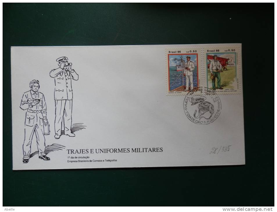 28/335  FDC   BRAZIL - Police - Gendarmerie