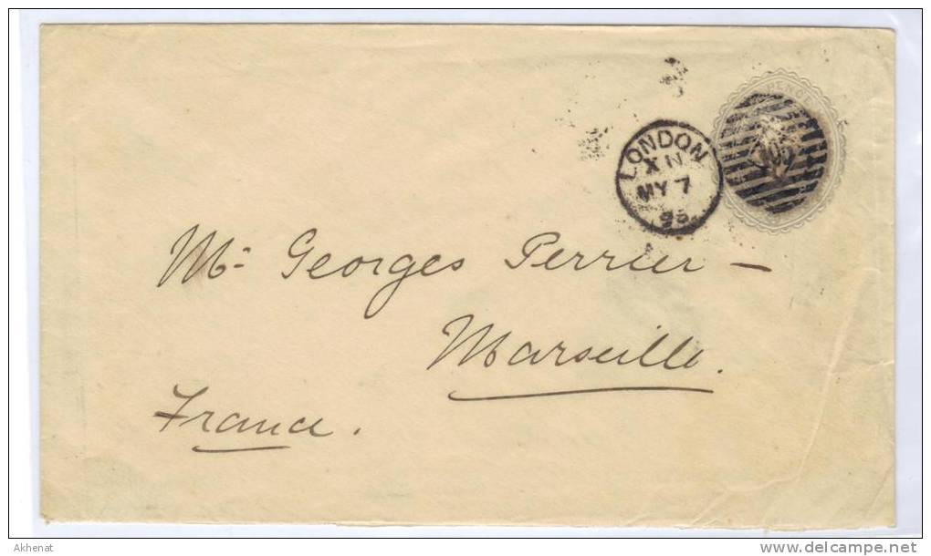 ENG92 - U.K. , Vittoria Intero Per La Francia Da London 7 My 1896 - Lettres & Documents