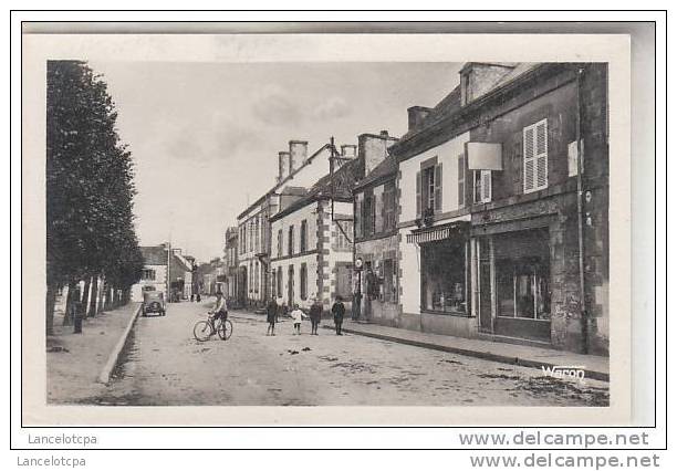 56 - CLEGUEREC / RUE PRINCIPALE ET JUSTICE DE PAIX - Cleguerec