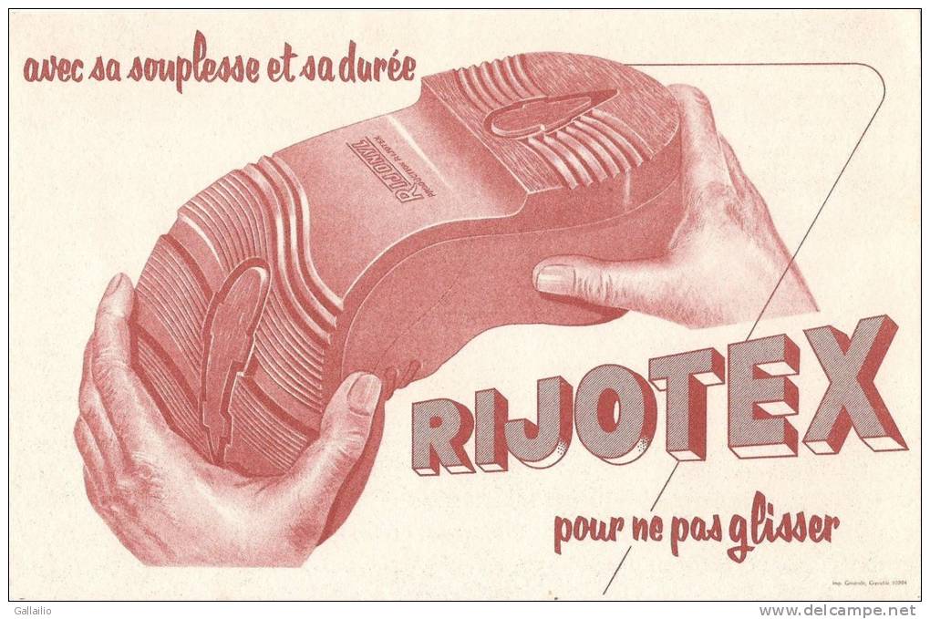 RIJOTEX AVEC SA SOUPLESSE ET SA DUREE  POUR NE PAS GLISSER - Schuhe