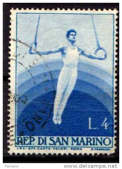 PIA - SAN  MARINO  - 1954-55 : Propaganda Sportiva  -  (SAS  412) - Usados