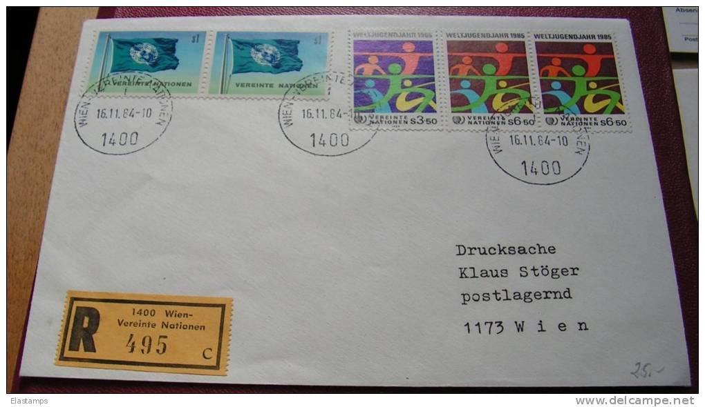 =UNO WIEN R- BRIEF1984 - Covers & Documents