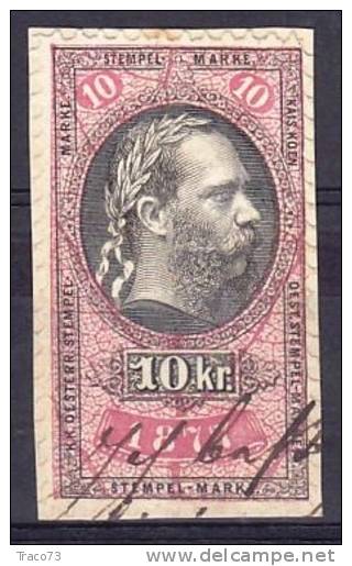 PERIODO LOMBARDO VENETO / MARCA DA BOLLO  - 10 Kr. - Steuermarken