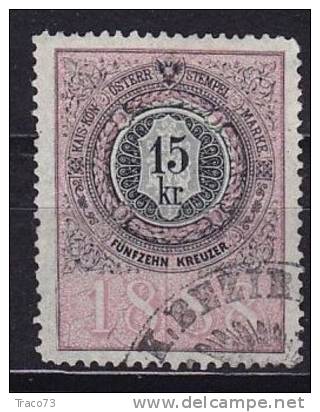 PERIODO LOMBARDO VENETO / MARCA DA BOLLO  - 15 Kr. - Revenue Stamps