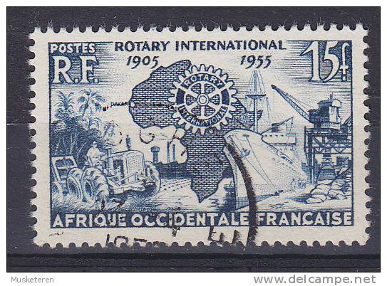 Afrique Occidentale Francaise A.O.F. 1955 Mi. 73     15 Fr Rotary International - Gebraucht