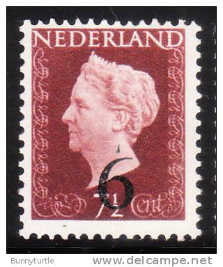 Netherlands 1950 Surcharged With New Value Mint Hinged - Unused Stamps