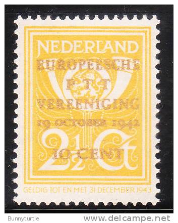Netherlands 1943 Founding Of European Union Of Posts And Telegraphs At Vienna MNH - Neufs