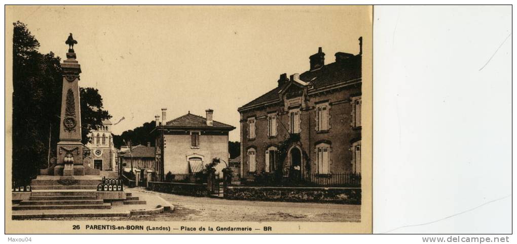 Landes - Parentis En Born - Place De La Gendarmerie - Autres & Non Classés