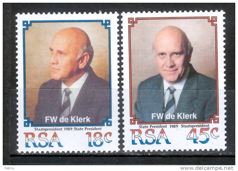 South Africa 1989 Frederik Willem De Klerk MNH** - Lot.  843 - Nuovi