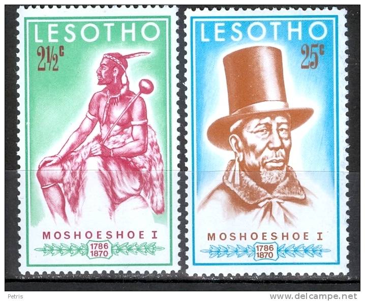 Lesotho 1970 Cent. Of The Death Of Moshoeshoe I MNH** - Lot. 868 - Lesotho (1966-...)