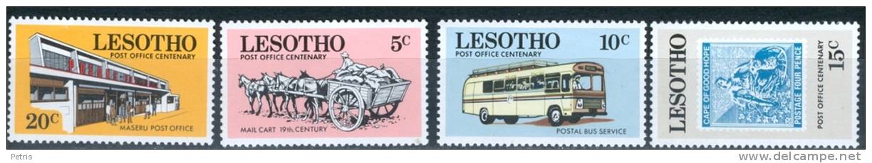 Lesotho 1972 Centenary Of Mail Service MNH** - Lot. 873 - Lesotho (1966-...)