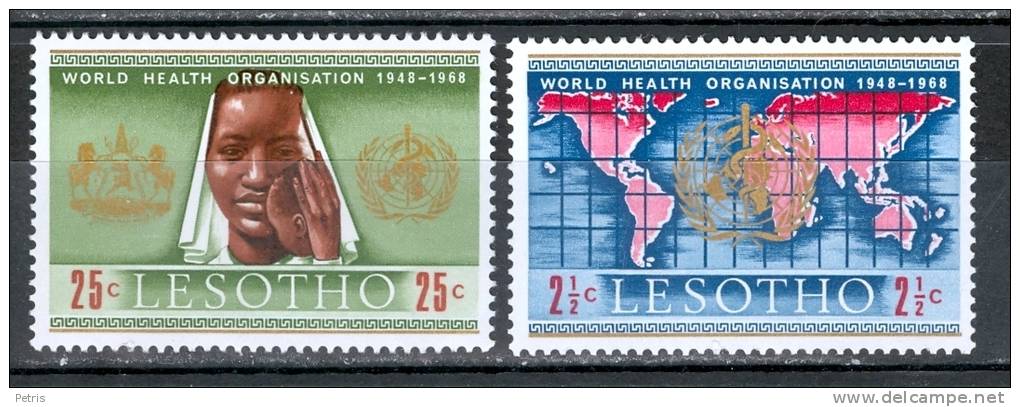 Lesotho 1968 20th Anniv. Of WHO MNH** - Lot. 874 - Lesotho (1966-...)