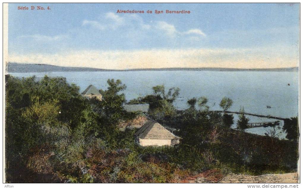 Alrededores De San Bernandino Paraguay 1905 Postcard - Paraguay