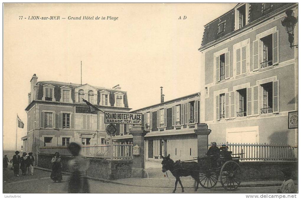 14 LION SUR MER GRAND HOTEL DE LA PLAGE - Autres & Non Classés