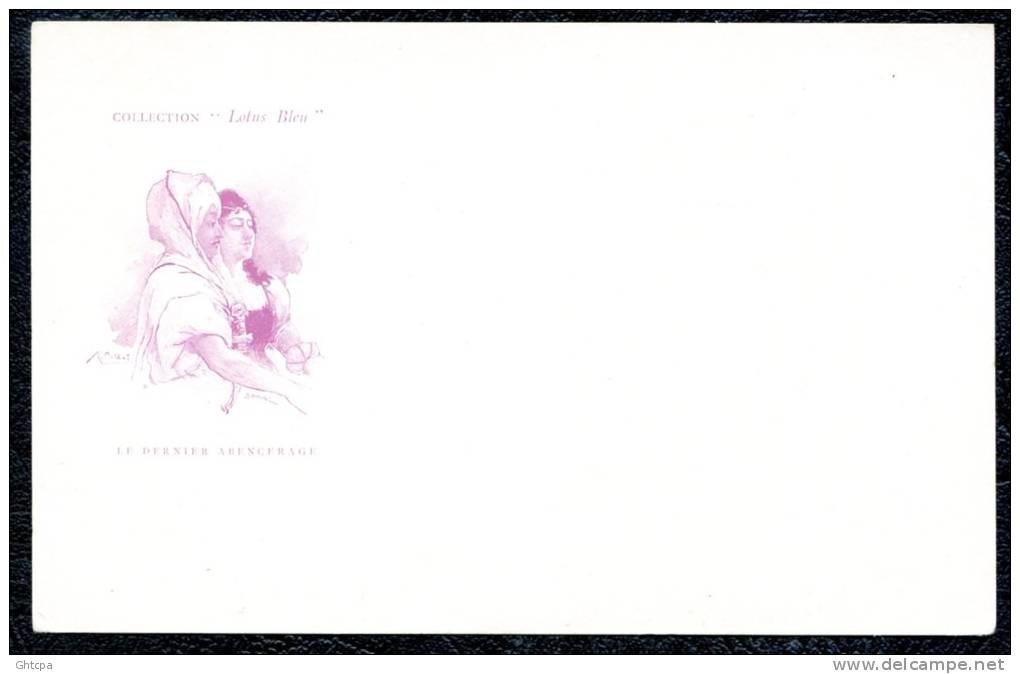 Carte Pionnière. Illustration Signée,  COLLECTION "Lotus Bleu"  LE DERNIER ABENCERAGE. - Autres & Non Classés