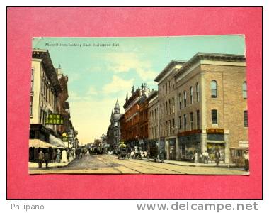 - Indiana > Richmond  Main Street   1913 Cancel--- 5 & 10 Cent Store  ===  Ref 596 - Otros & Sin Clasificación