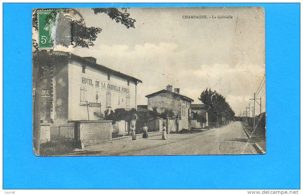 CHAMPAGNE - La Gabrielle (abîmée) - Champagne