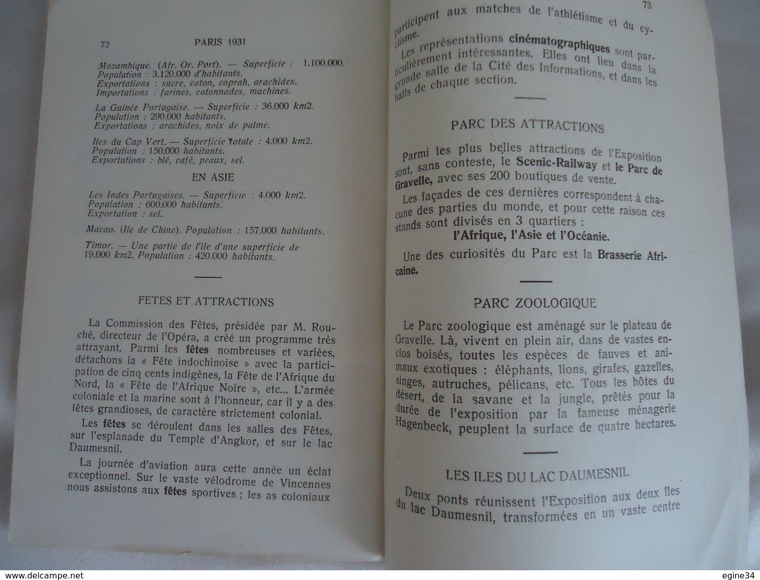 Guide Pratique Illustré -M. Jacob - Exposition Coloniale Internationale Paris 1931 - Editions L'Aurore - Paris