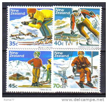 ZEL264 - NUOVA ZELANDA 1984 ,  Yvert Serie 867/870  *** - Ungebraucht