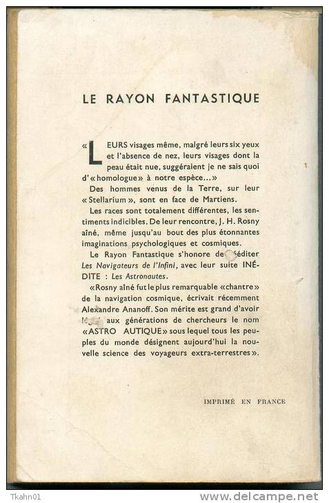 LE RAYON FANTASTIQUE  N° 69 " LES NAVIGATEURS DE L´INFINI "  ROSNY-AINE  DE 1960 - Le Rayon Fantastique