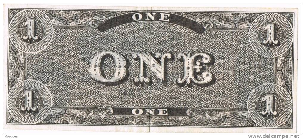 Billete Replicaof SPAIN,  1 Dolar 1862. Confederate States Of America - Divisa Confederada (1861-1864)