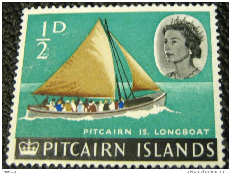 Pitcairn Islands 1964 Longboat 0.5d - Mint - Pitcairninsel