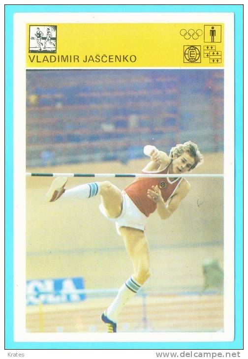 Svijet Sporta Cards - Vladimir Jaš&#269;enko   127 - Athlétisme