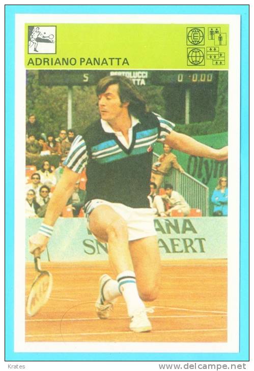 Svijet Sporta Cards - Adriano Panatta    216 - Tafeltennis