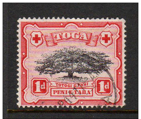 Tonga  1942   "1d  Ovava Tree "    VFU  (0) - Tonga (...-1970)