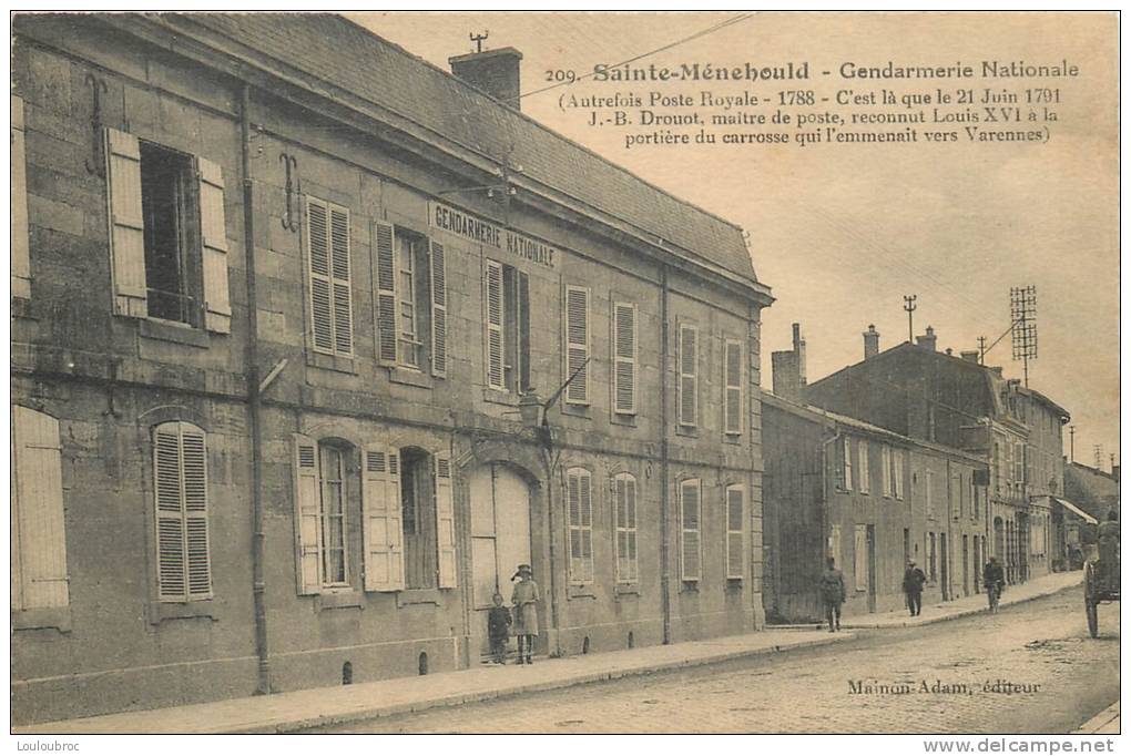 51 SAINTE MENEHOULD GENDARMERIE NATIONALE - Sainte-Menehould