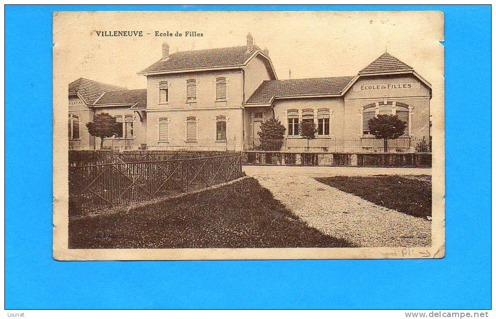 04 VILLENEUVE - Ecole Des Filles (en L´état) - Villeneuve