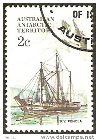 AUSTRALIAN ANTARCTIC TERRITORY - USED - 1974 2c Ships -  R.Y. Penola - Oblitérés