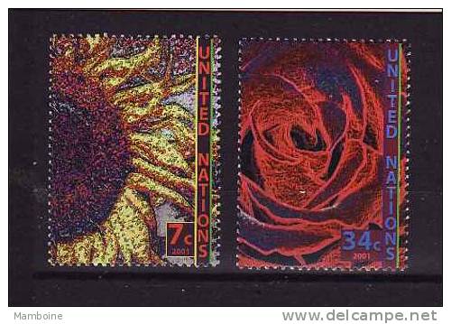 ONU ~ Flore 2001 N° 853 . 54   Neuf X X Serie Compl. - Ungebraucht