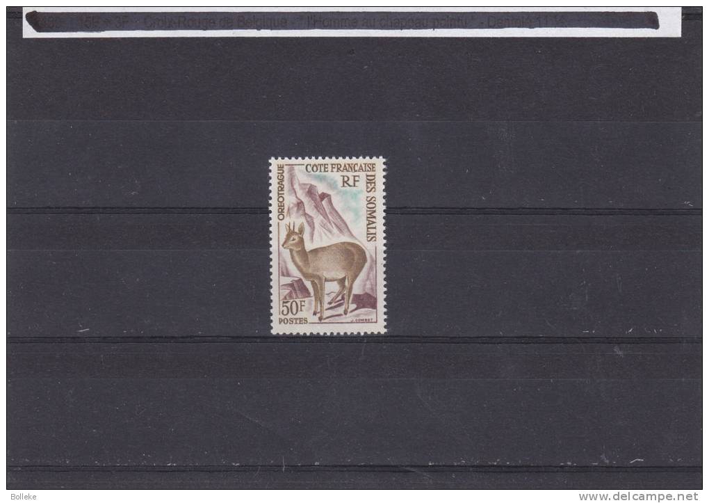 Animaux - Oreotrague - Côte Française Des Somalis - Yvert 310 ** - MNH - Valeur 14 Euros - Game