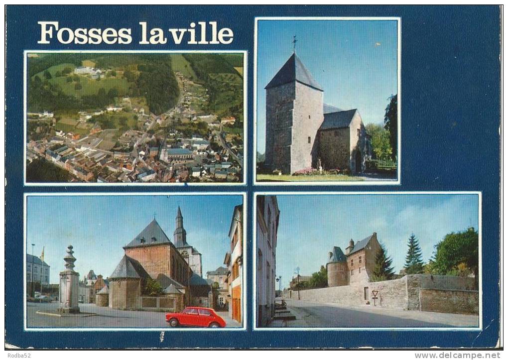 Fosses La Ville - Multivues - - - Auto - -  Cars - Collégiale - Ancienne Maison Du Doyen Du Chapitre - Fosses-la-Ville